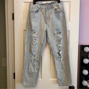 Target Wild Fable Ripped Light Wash Jeans